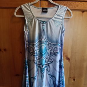 World of Warcraft Tyrande elf fantasy dress